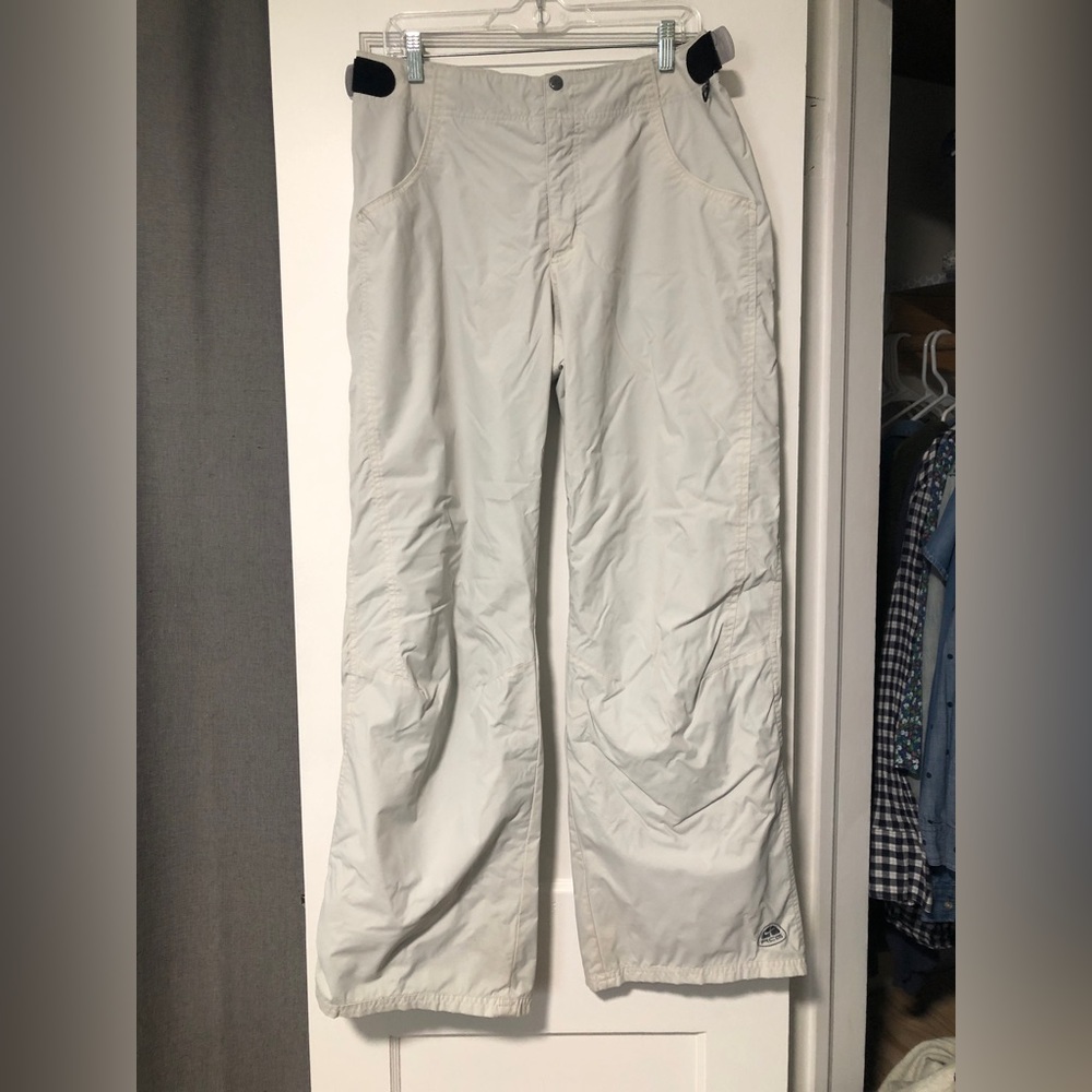 Womens Nike ACG Light Durable White Snow Pants Skiing Snowboarding Outerlayer